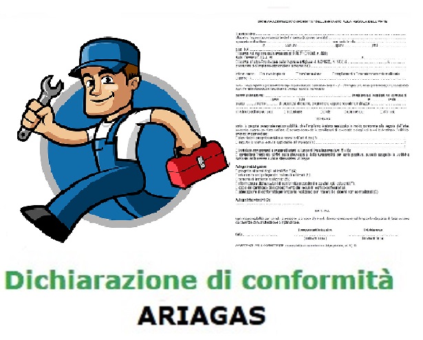 Dichiarazione di conformità Ariagas Torino