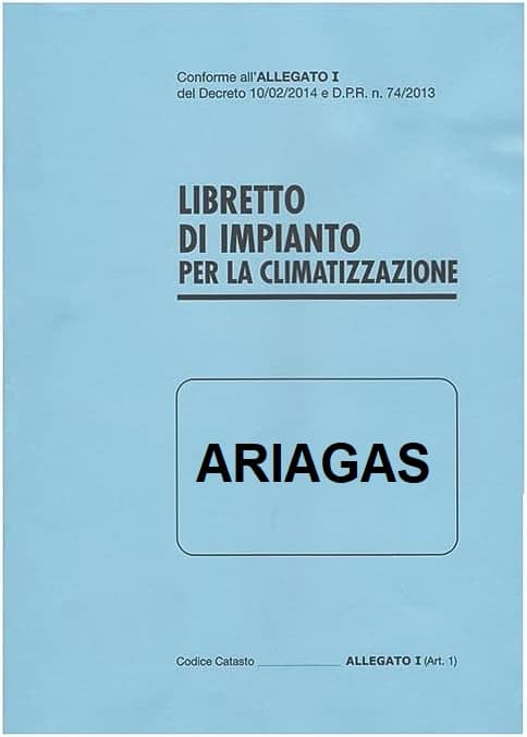 Libretto di manutenzione caldaia